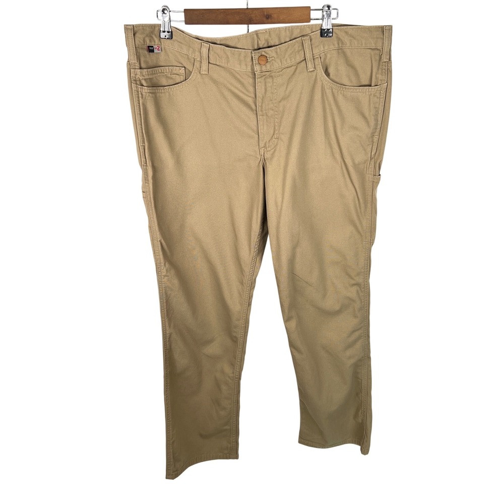 Carhartt FR Flame Resistant Work Pants Tan Original Fit Womens 18 Regular